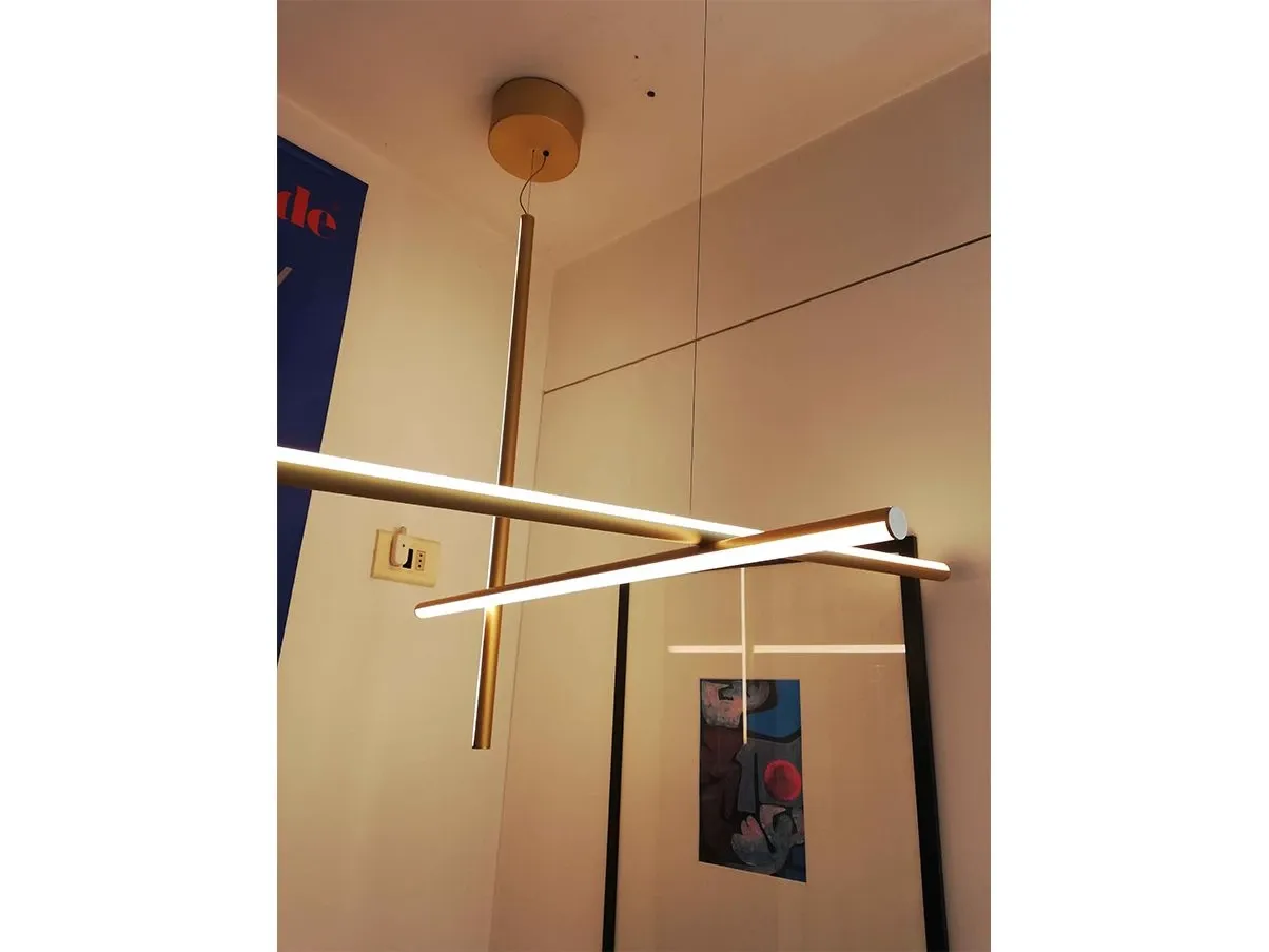 Lampada a sospensione Coordinates S1 in alluminio, Flos 