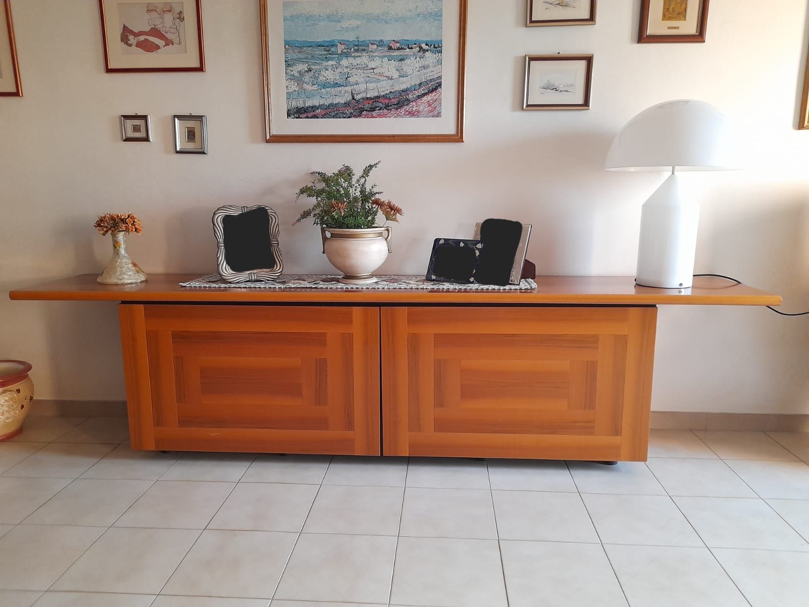 Buffet Sheraton par Giotto Stoppino et Lodovico Acerbis (années 1980) Main