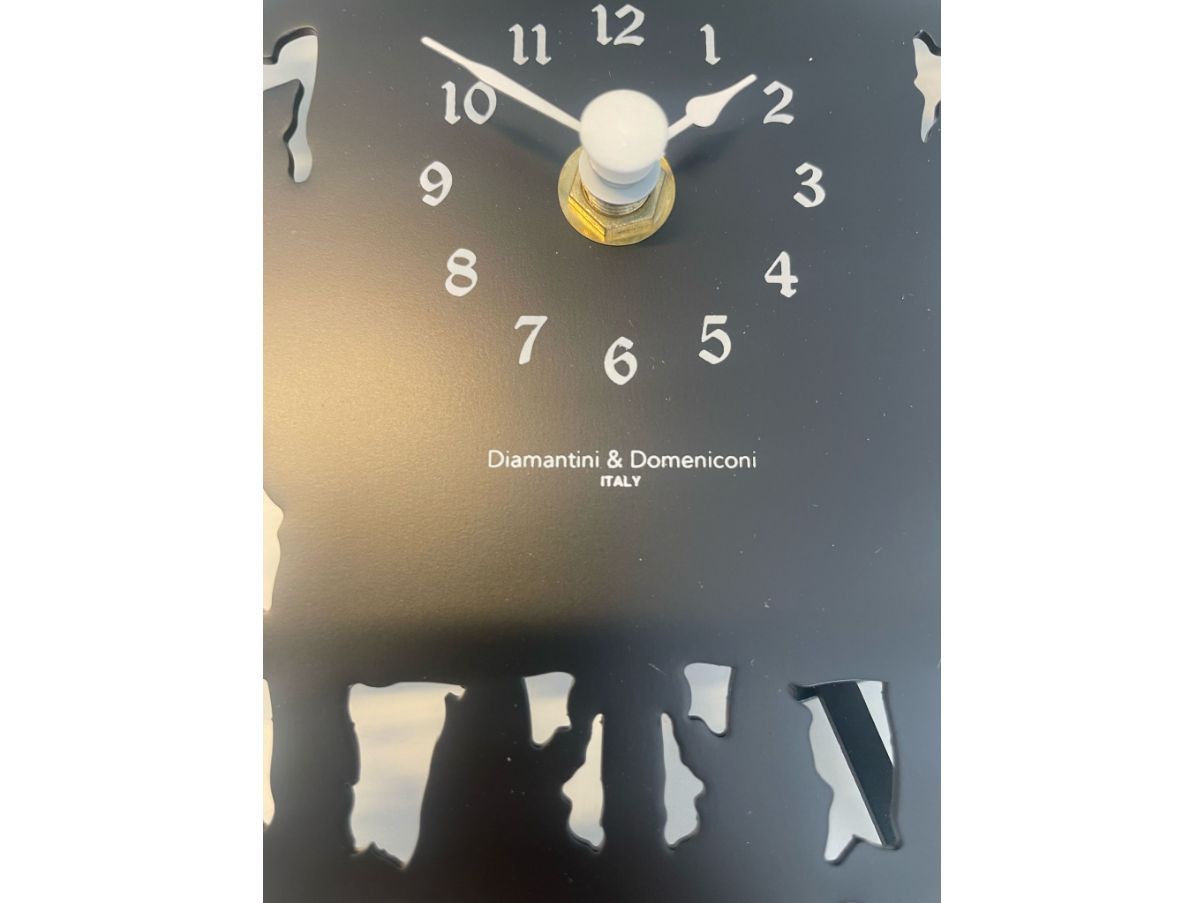 Black Mignon Pendulum Wall Clock by Pascal Tarabay, Diamantini&Domeniconi Brand