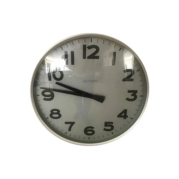 Orologio Da Parete Vintage In Vetro Di Murano Blu (anni '60), Ca' Dei