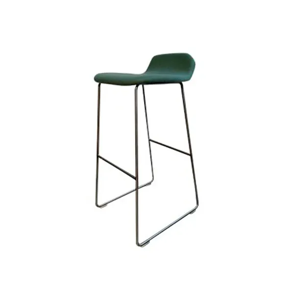 Sgabello Tate Stool con seduta rivestita (verde) 1
