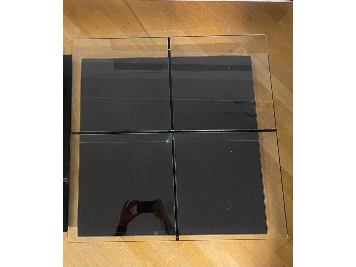 Set of 2 Mex 269 coffee tables 72x72 and 72x36 by Piero Lissoni 2