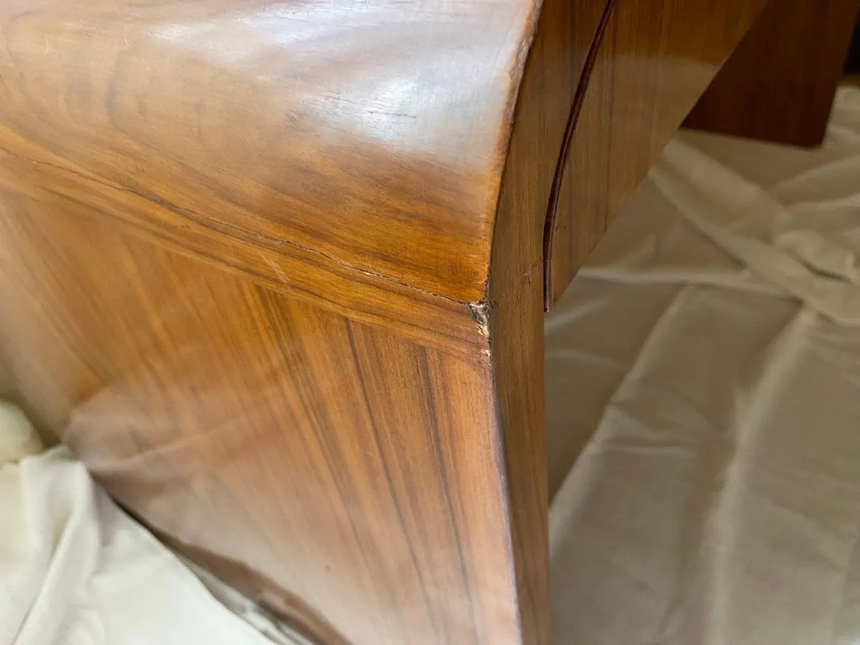 Art Deco Schreibtisch aus Palisanderholz (1930er Jahre) 5