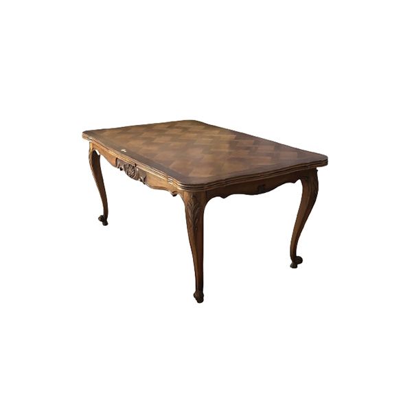Tavolo in legno marrone vintage ('800), image