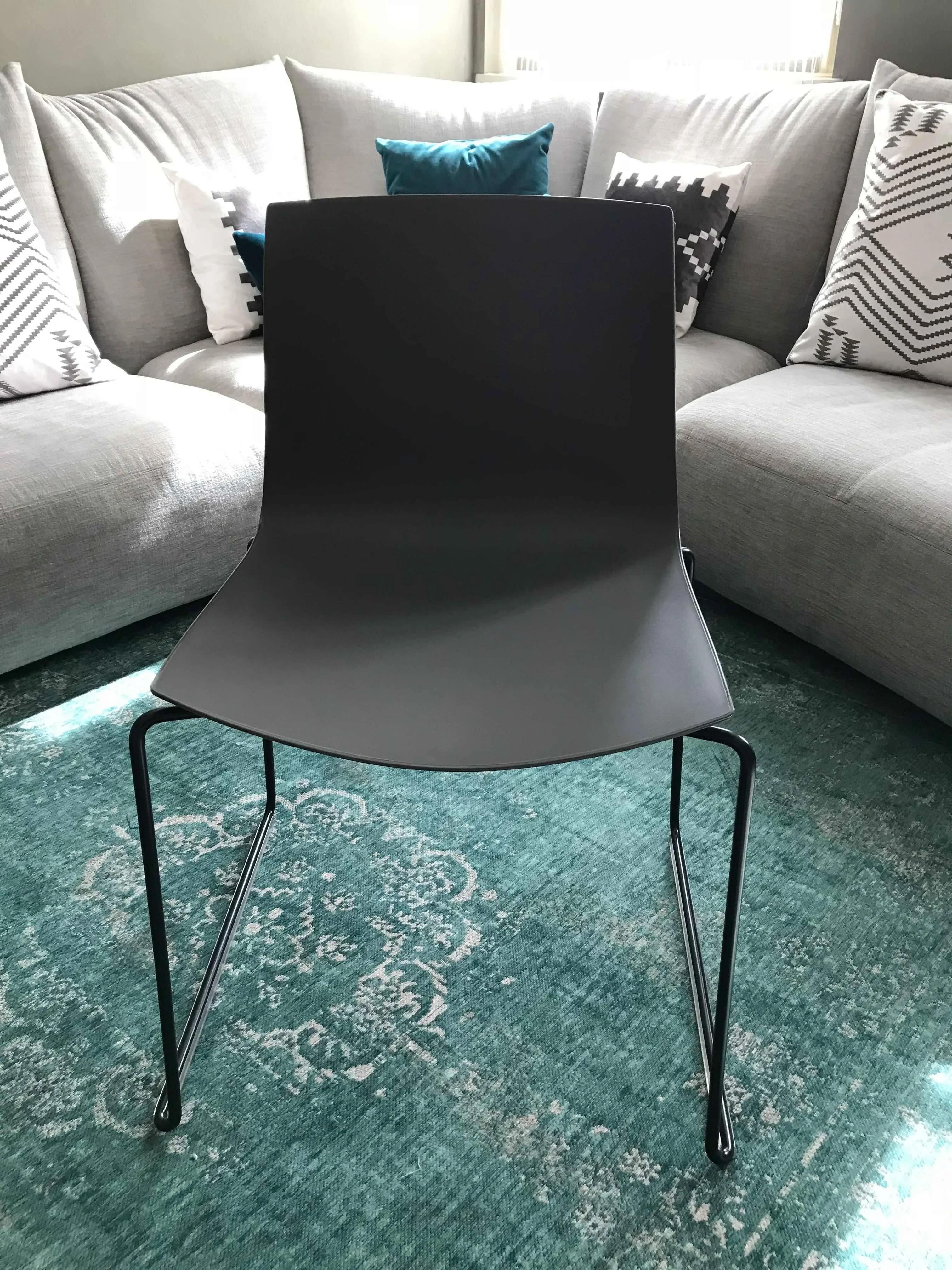 Set of 6 chairs Catifa 46 - Sled, Arper 2