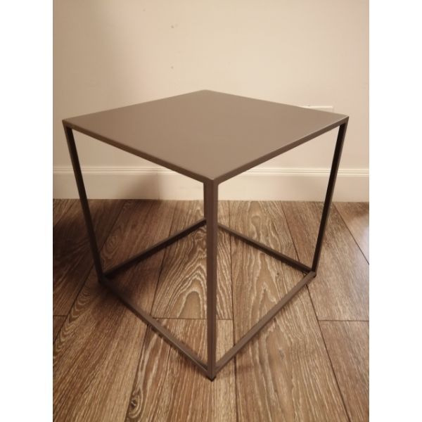 Team-Q coffee table in gray metal, Novamobili image