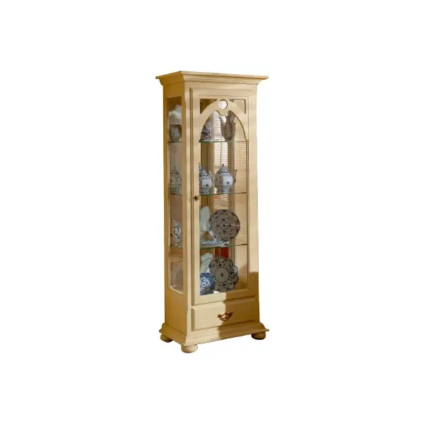 Display cabinet in lacquered wood with 1 door, Betamobili image