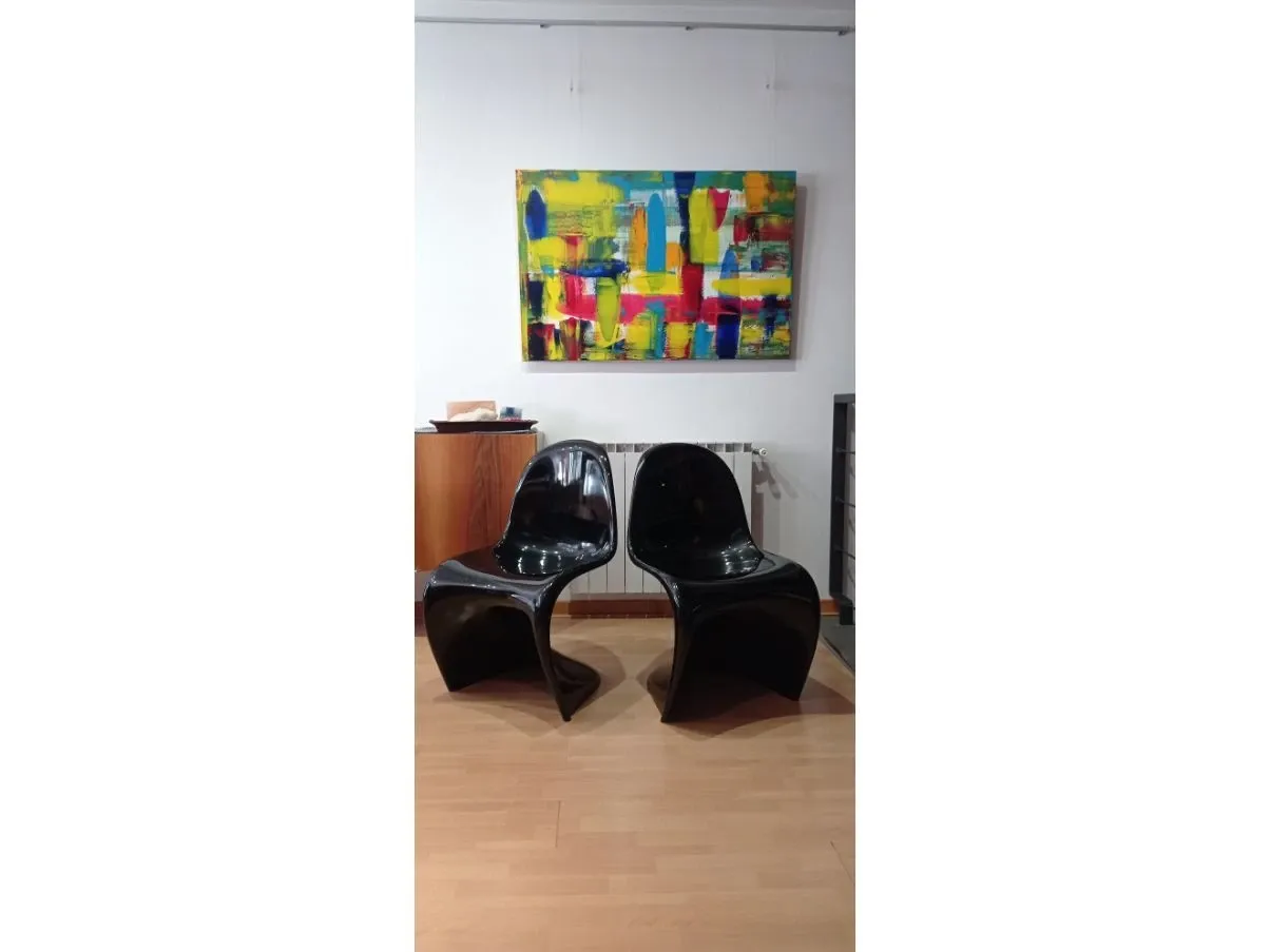 Set 2 sedie Panton vintage (anni'80), Vitra 1