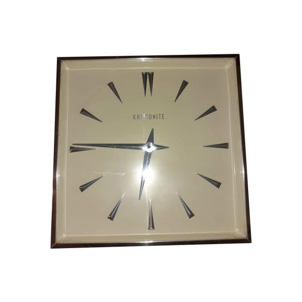 1990s Wall Clock in Glass by Fornasetti. Made in Italy For Sale at