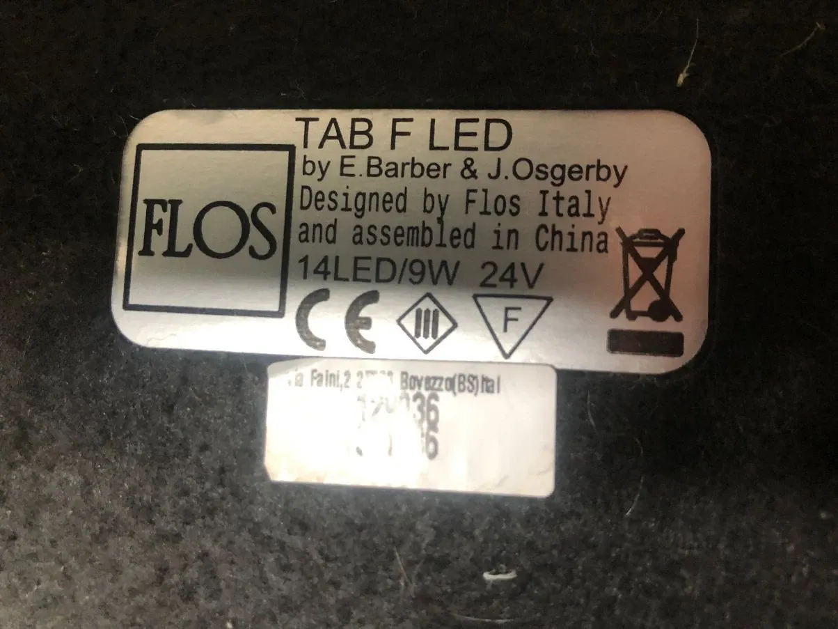 Lampada da terra Tab, Flos 1