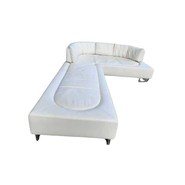DS-165 lounge sofa in white leather, De Sede image