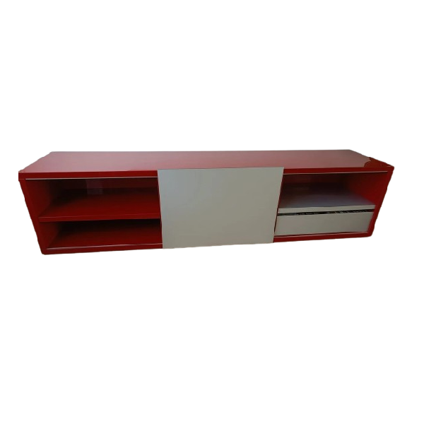 Basic Luxor sideboard in burgundy aluminium, Cappellini  image