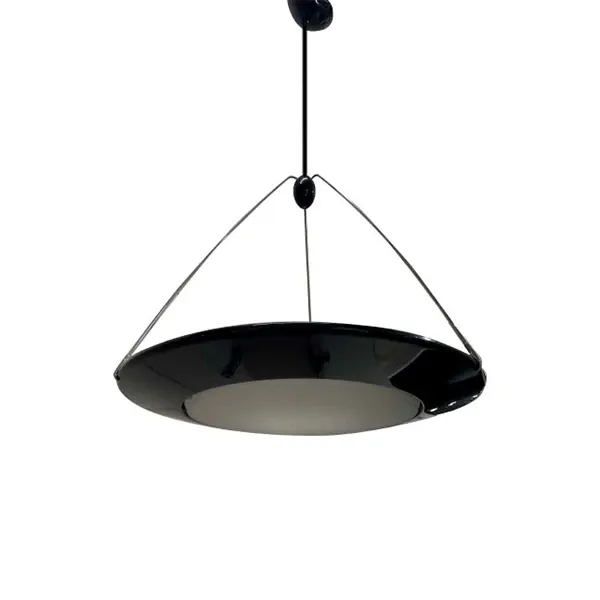 Mira S suspension lamp in glass and metal, Arteluce image