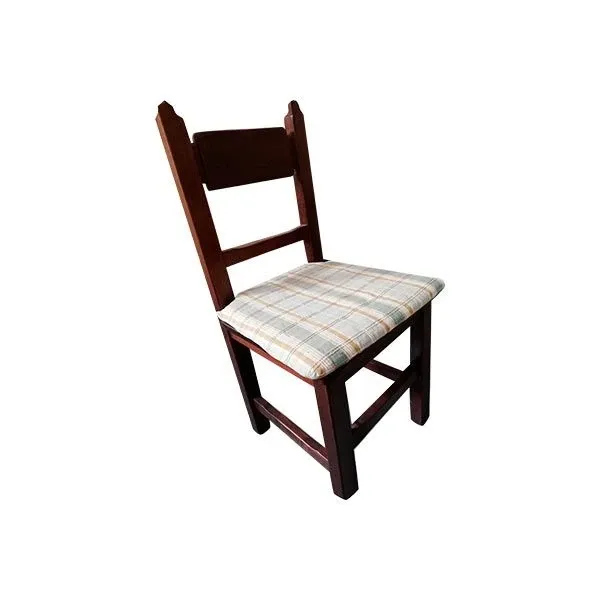 Set of 6 Melodia chairs in solid wood, Linea in Arredamenti 1