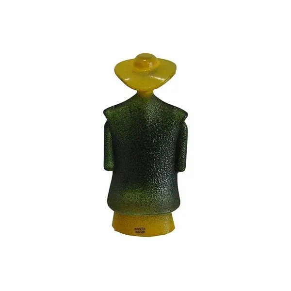 Scultura Poncho verde, Kosta Boda 