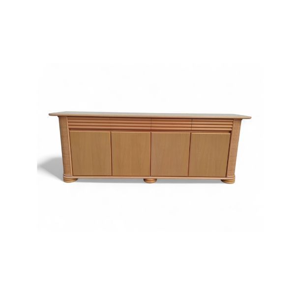 Contromobile/madia in legno di bambù (anni '60), Roberti Rattan image