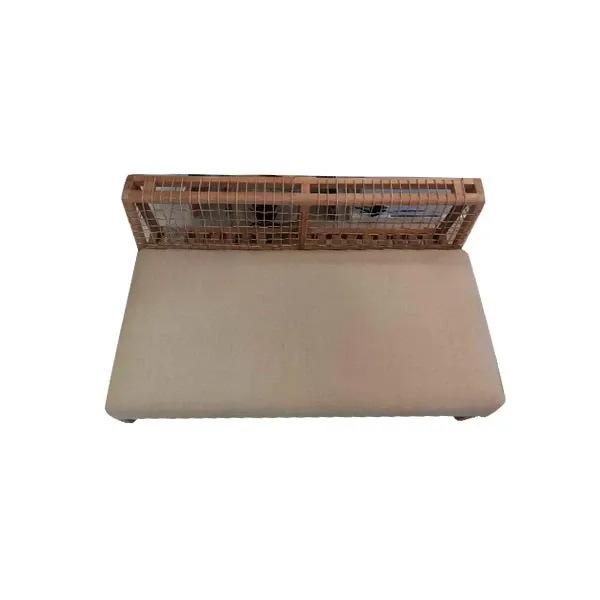 Divanetto 2 posti Synthesis in legno e rete a maglie 2