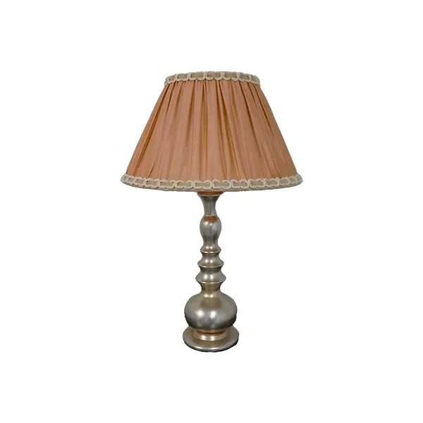 Sofia bedside table lamp in wood (silver), CorteZari image