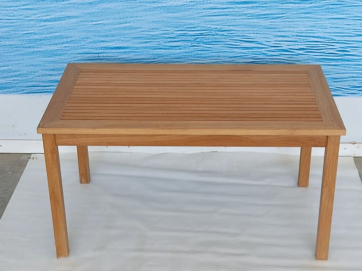 Tavolo rettangolare Lloyd per esterni in legno teak, Unopiù 1