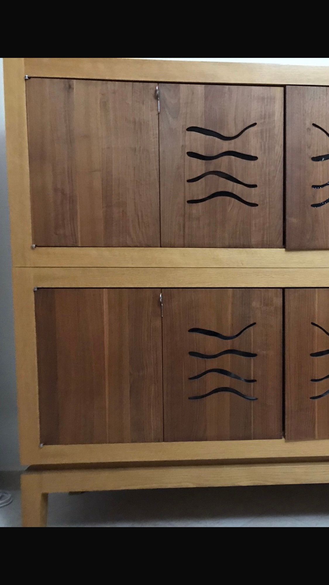 Eichenholz Sideboard Schrank Side