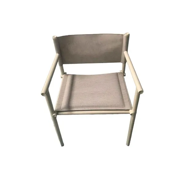 Terramare armchair in aluminum and eco-leather, Emu image