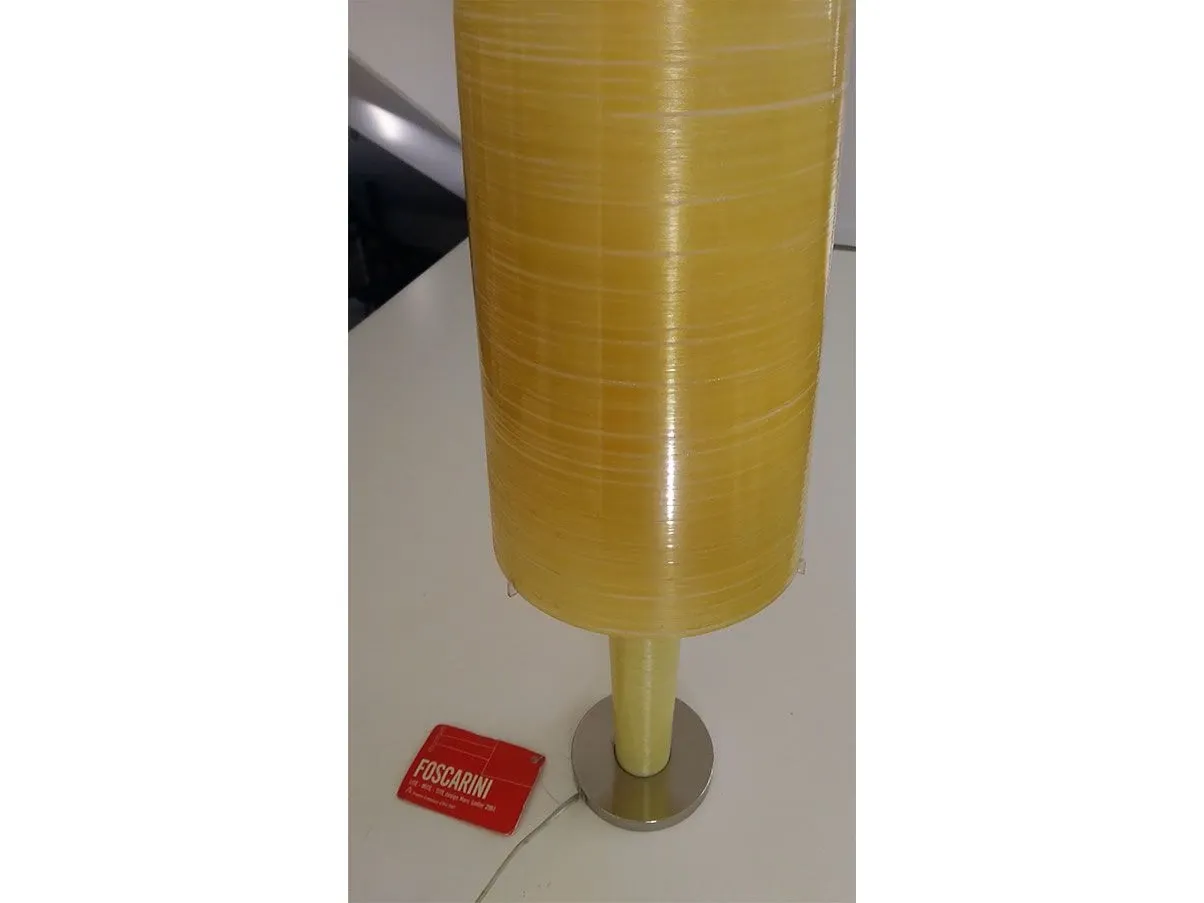 Lite kevlar and metal (yellow) table lamp, Foscarini 3