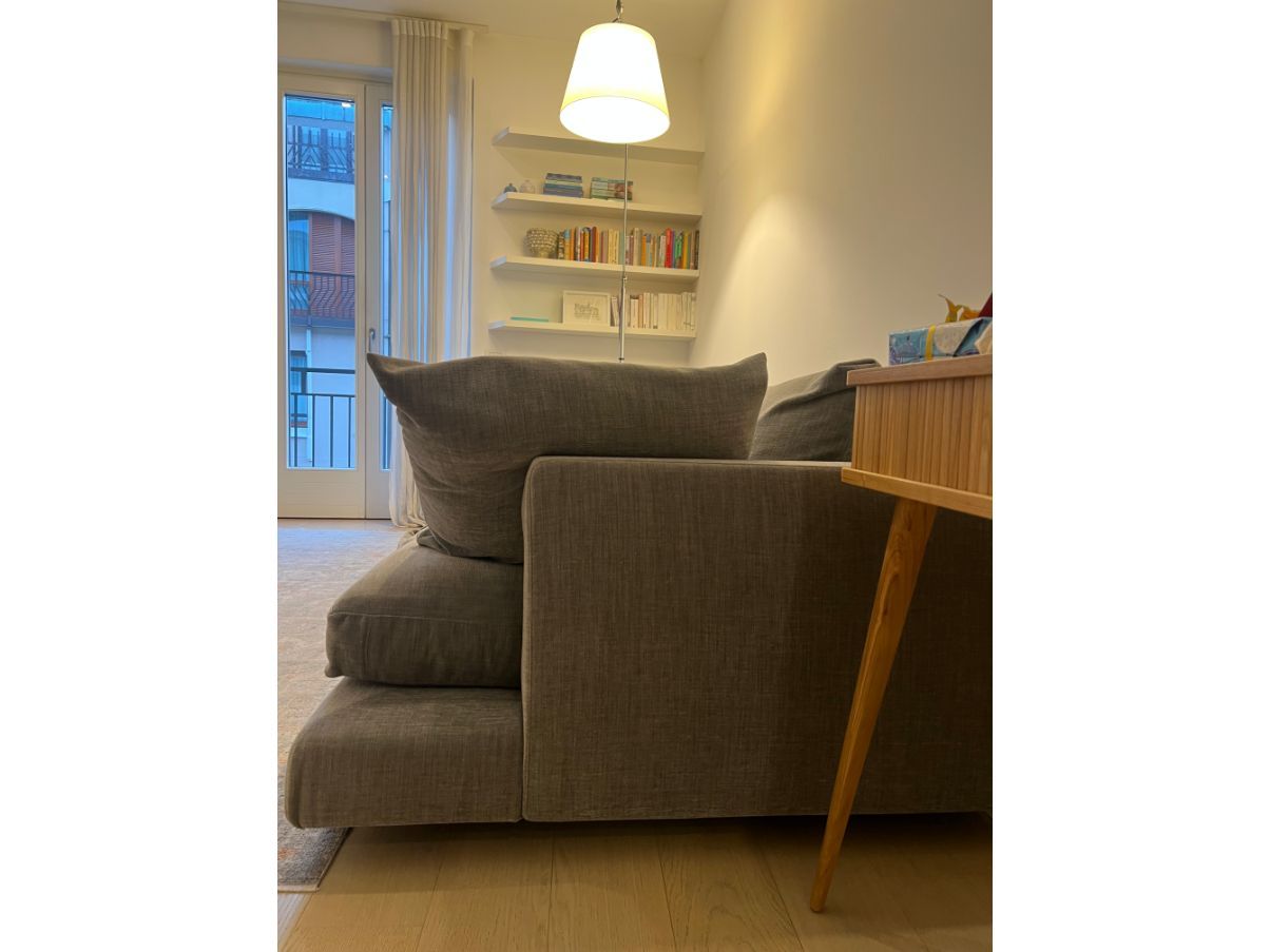 Long Island 05 Stand Alone 3 Seater Sofa Grey Side