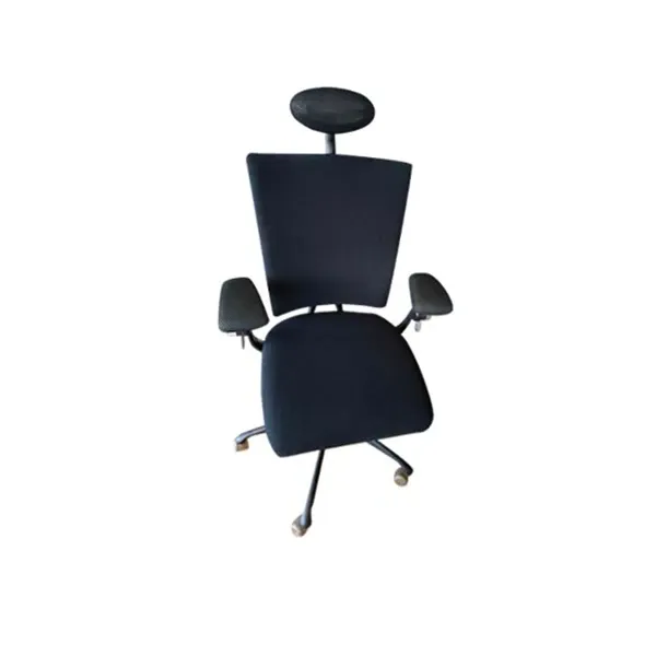 Ypsilon office armchair adjustable fabric black Vitra Deesup