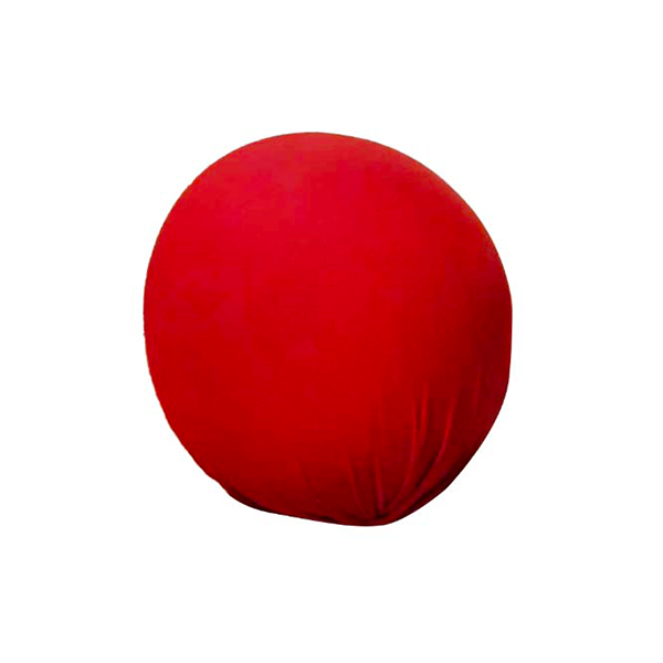 Tato footrest pouf in fabric (red), Baleri Italia image