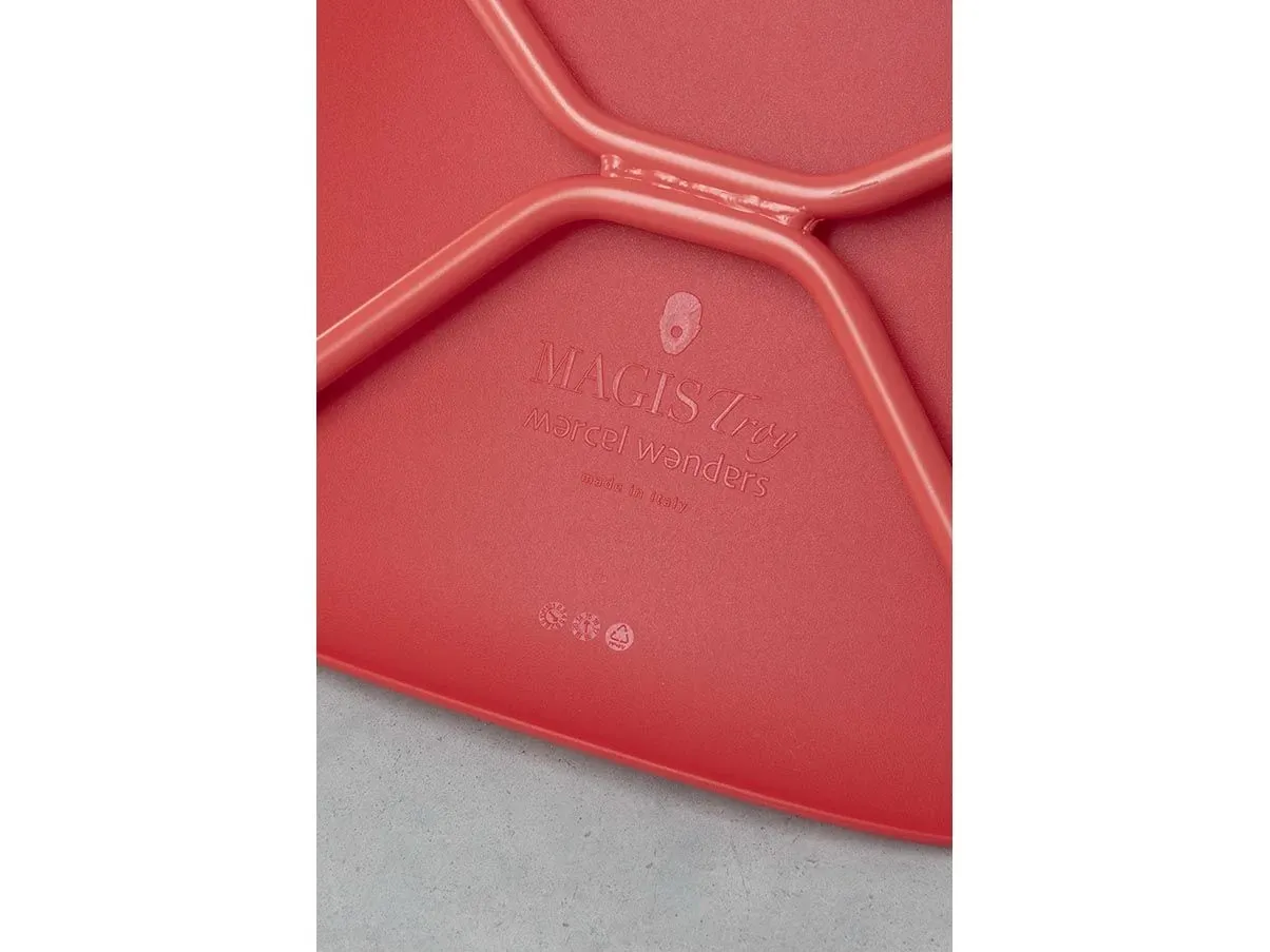 Set 2 sgabelli impilabili Troy polipropilene (rosso), Magis 2