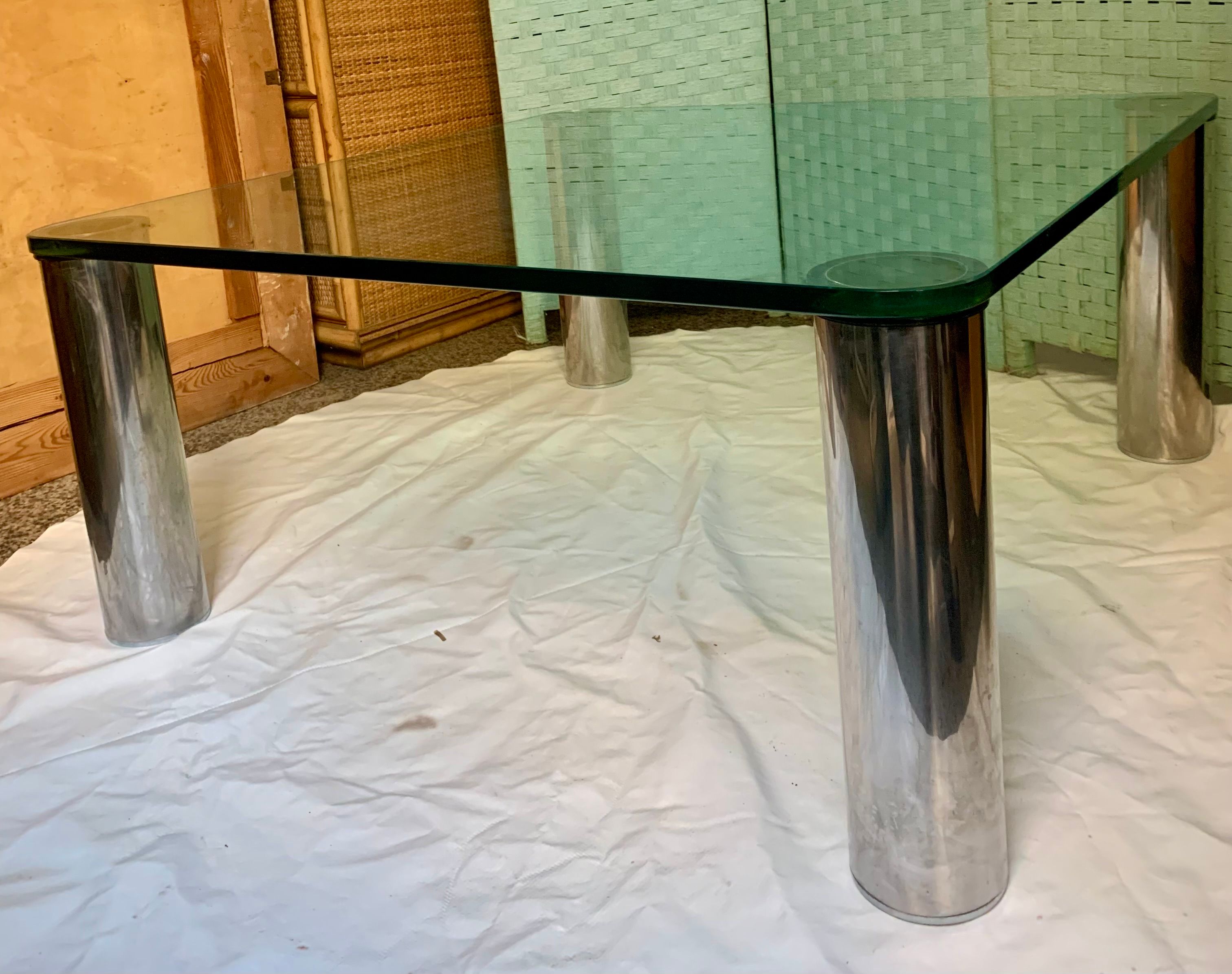 Vintage Square Coffee Table Marcuso by Marco Zanuso Main