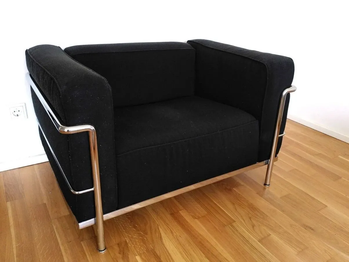 Vintage Le Corbusier LC3 Sessel aus den 1920er Jahren 1