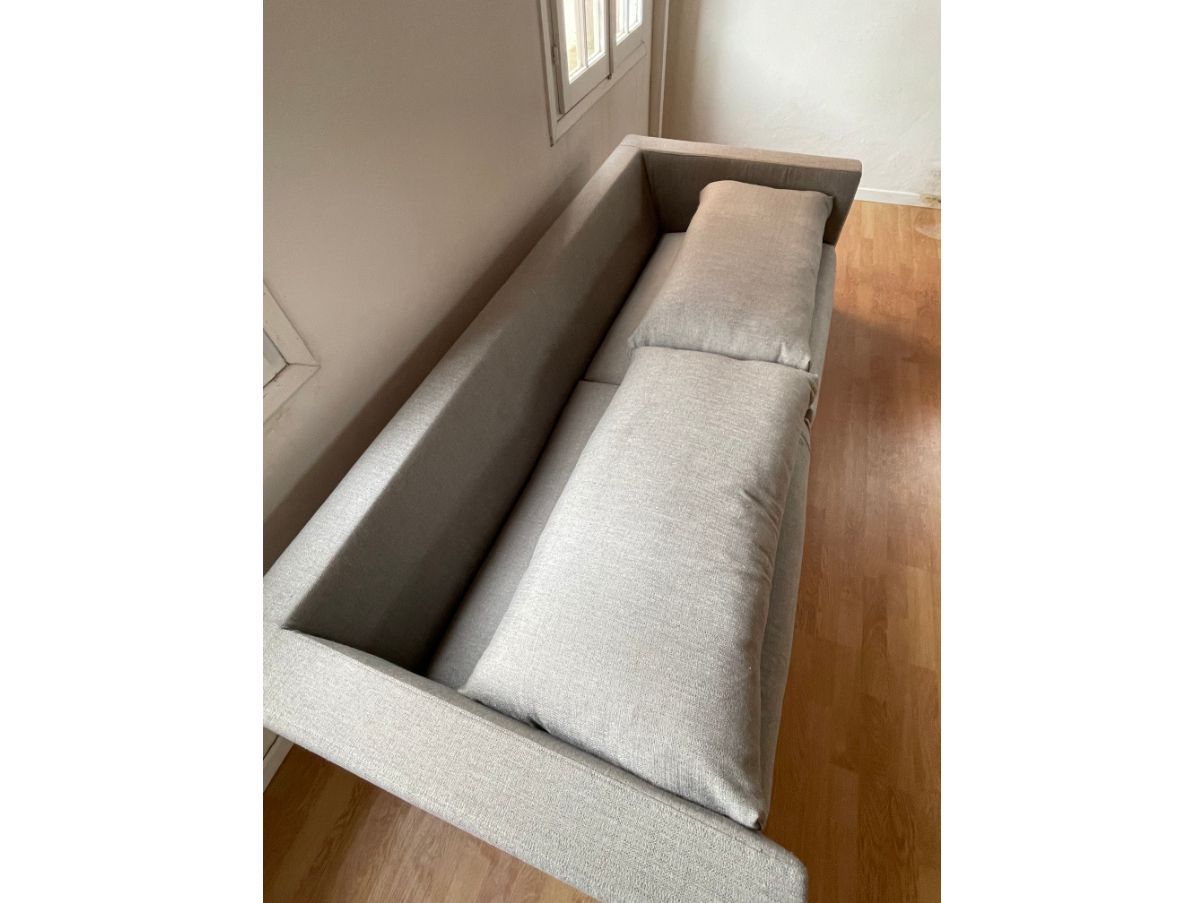 Sofa in gray fabric, Flexform  8