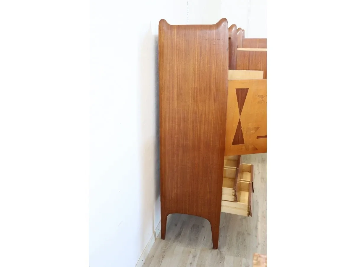 Mobile vintage in legno di teak (anni '60),  7