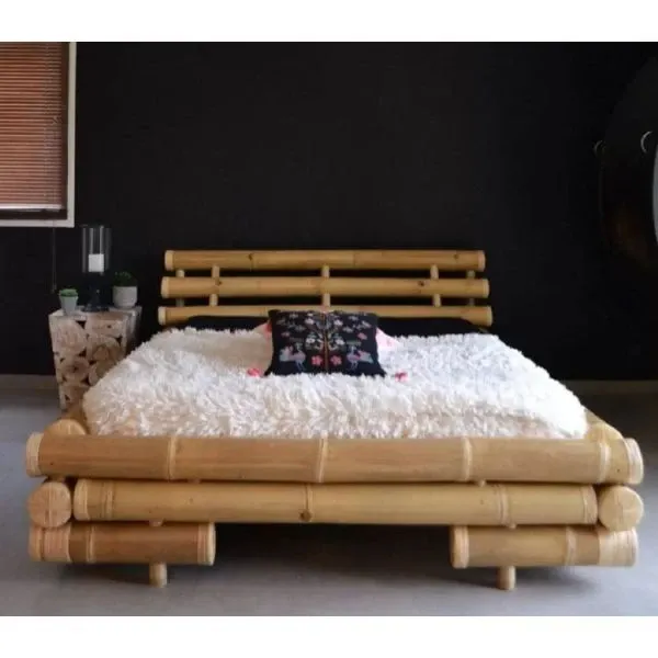 Large bamboo bed, Bamboo Design  image