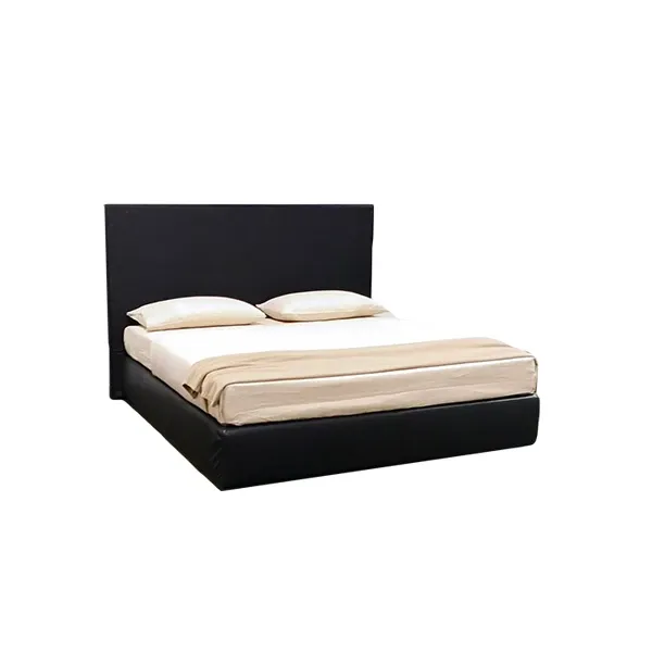 Swami Sommier double bed (black), Ivano Redaelli image