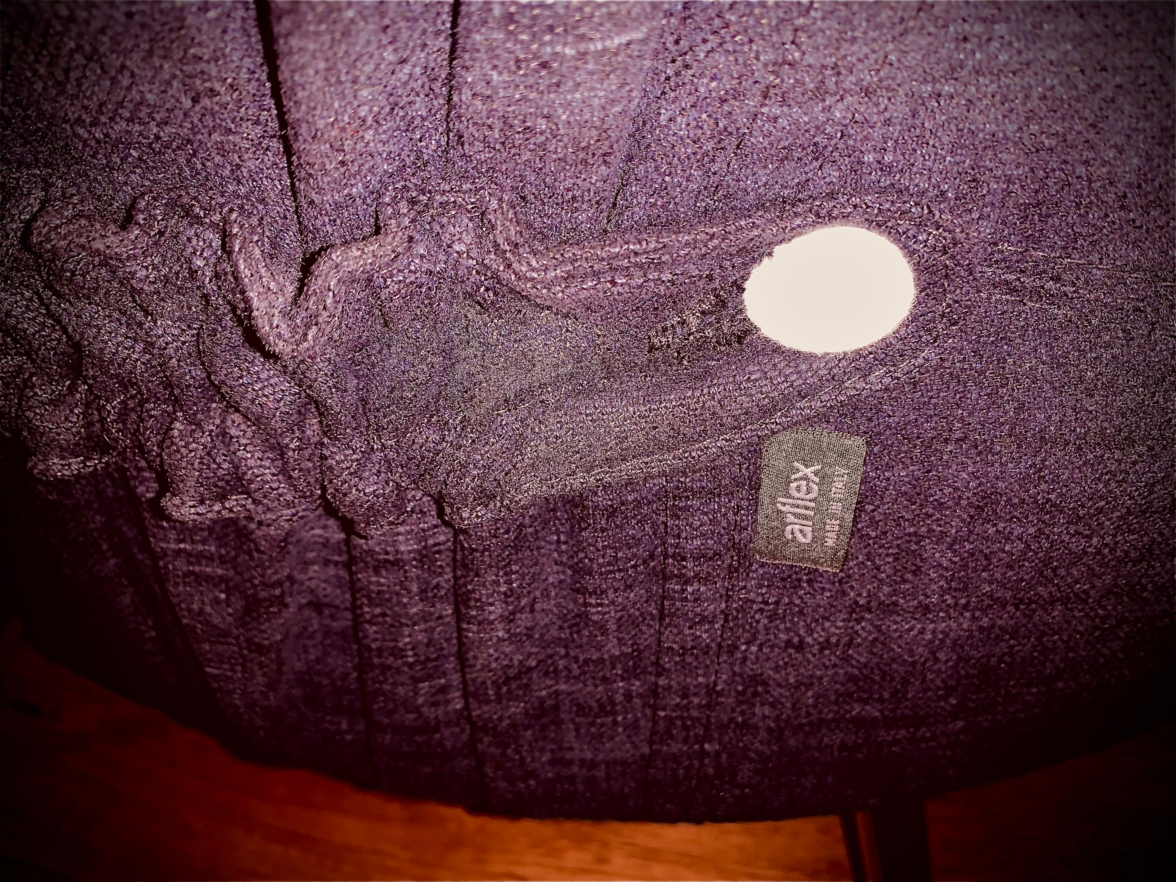 Poltrona Martingala in tessuto nero di Marco Zanuso Details