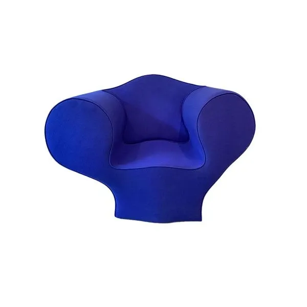 Poltrona imbottita Soft Big Easy (tessuto blu) 4