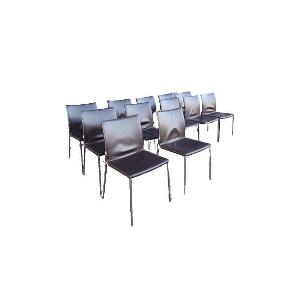Set of 12 Lia chairs by Roberto Barbieri, Zanotta image