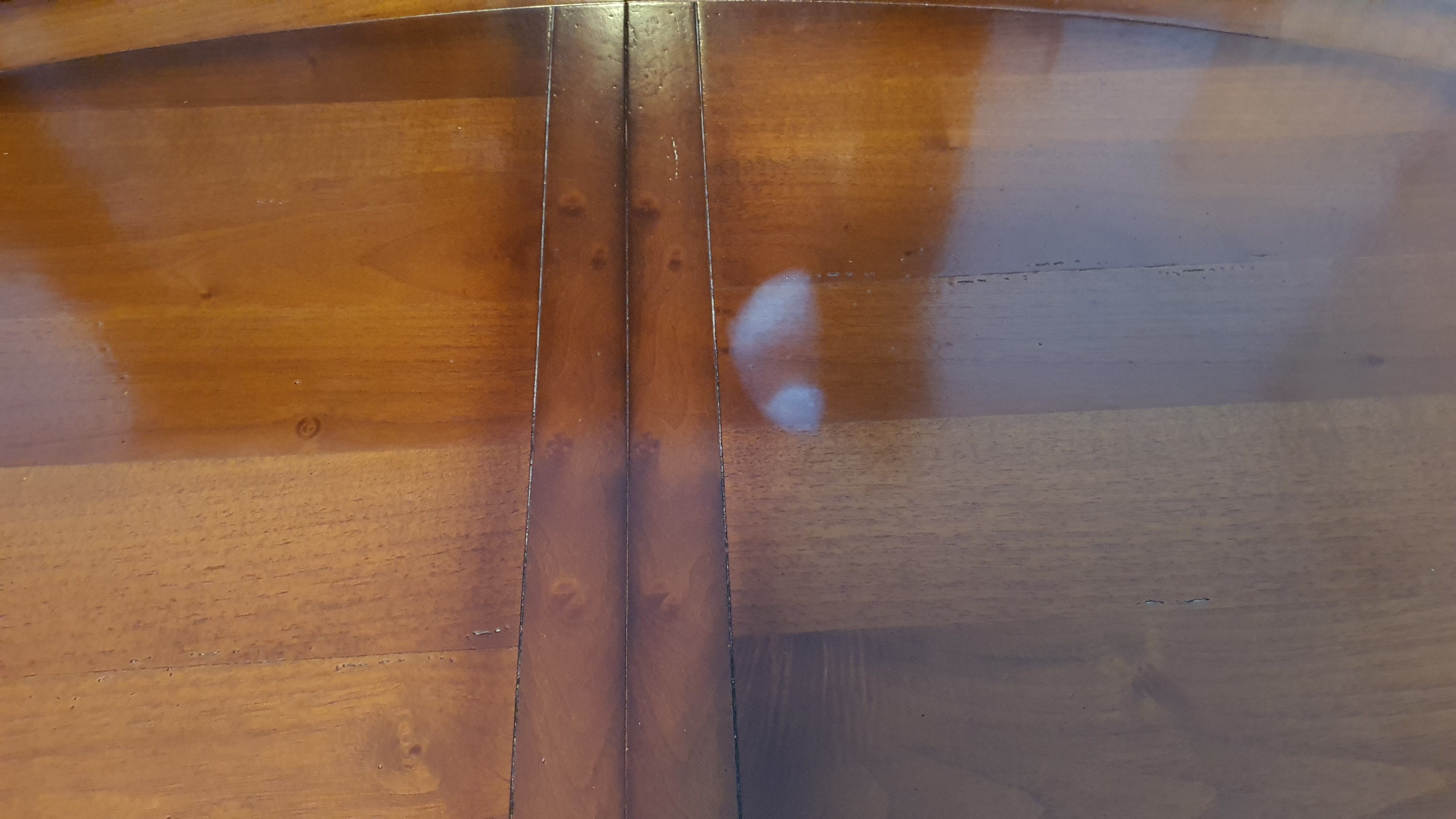 Vintage Extendable Cherry Wood Dining Table Defects