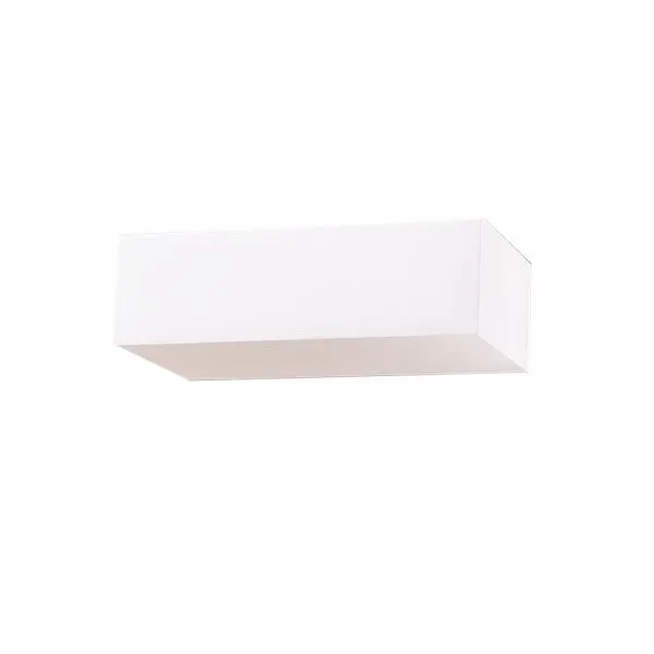 Lampada applique Brique in gesso bianco, Atelier Sedap 1