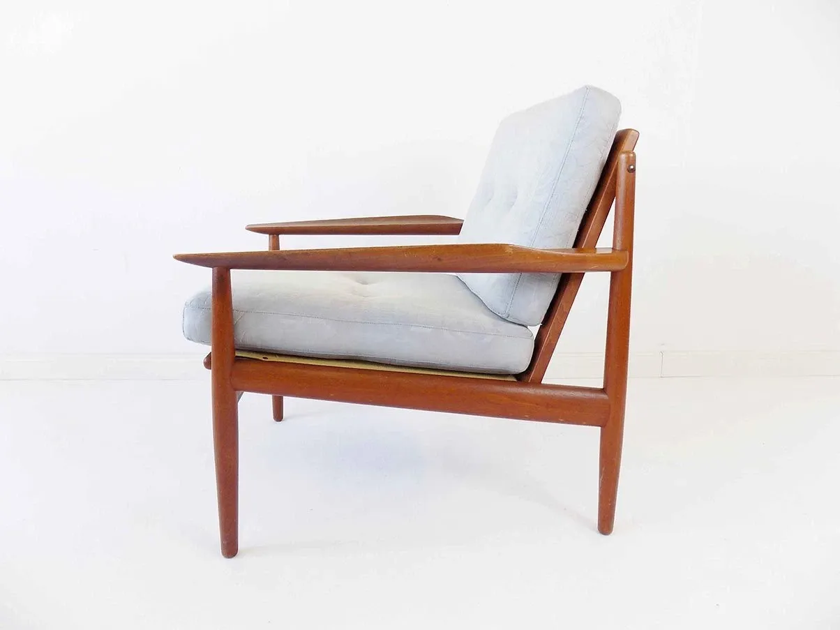 Arne Vodder Easychair aus Teakholz Sessel 7