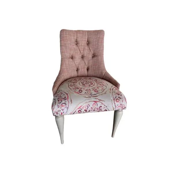 Armchair in solid wood and upholstered fabric, Betamobili image