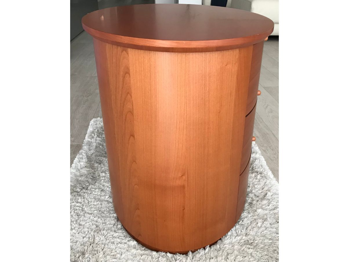 Set di 2 Comodini Ellisse in legno, La Falegnami Details