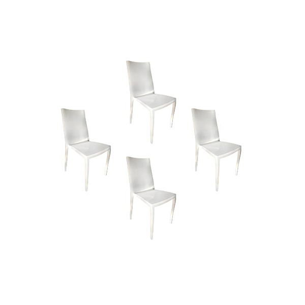 Set 4 sedie in plastica (bianco), Bonaldo image
