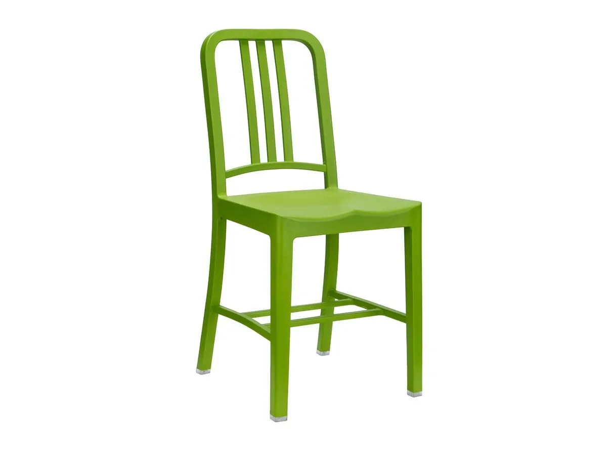Sedia 111 Navy Chair in materiale plastico (verde), Emeco 1