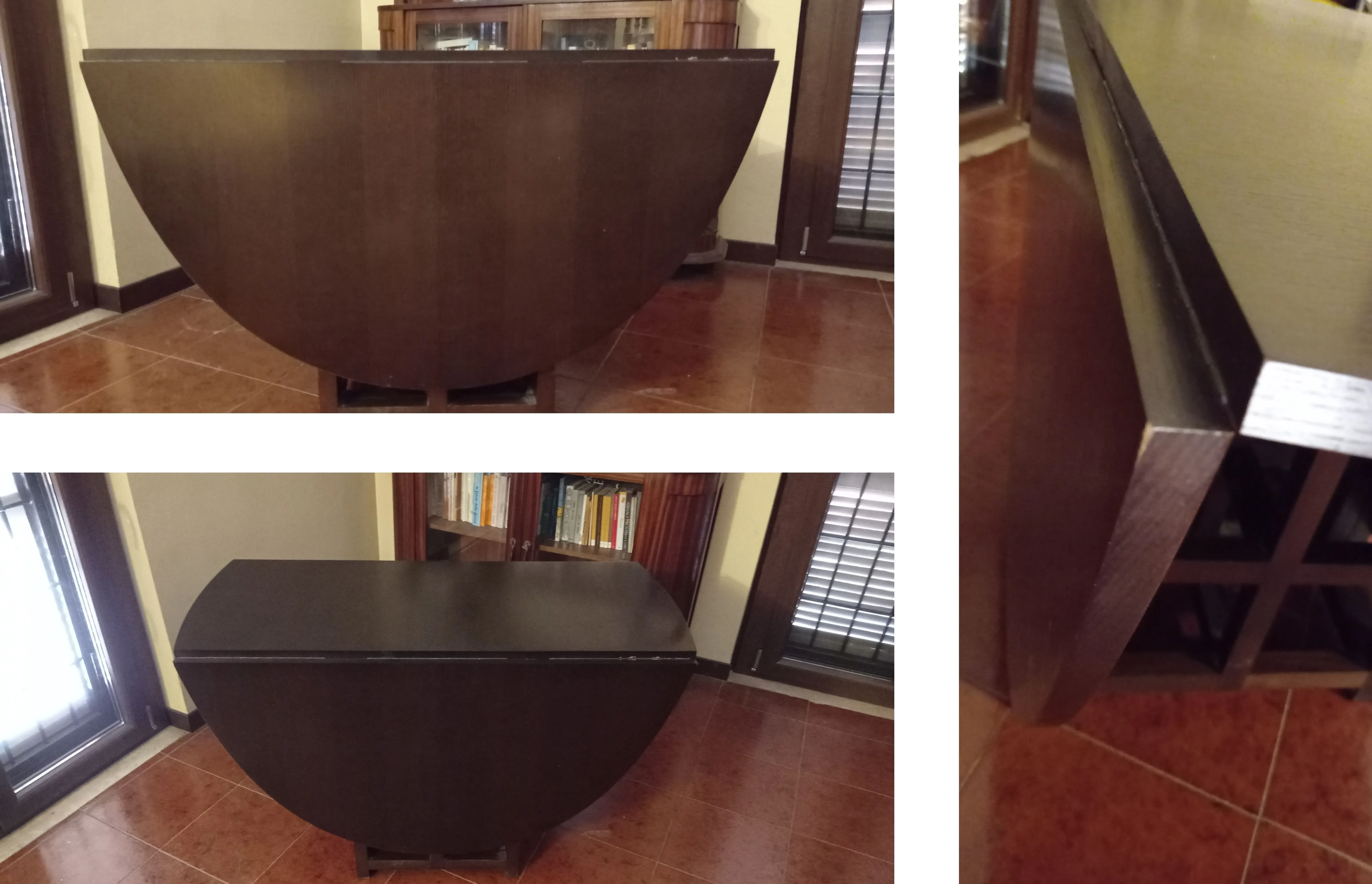 Tavolo DS1 in legno marrone di Charles R. Mackintosh, Cassina 6