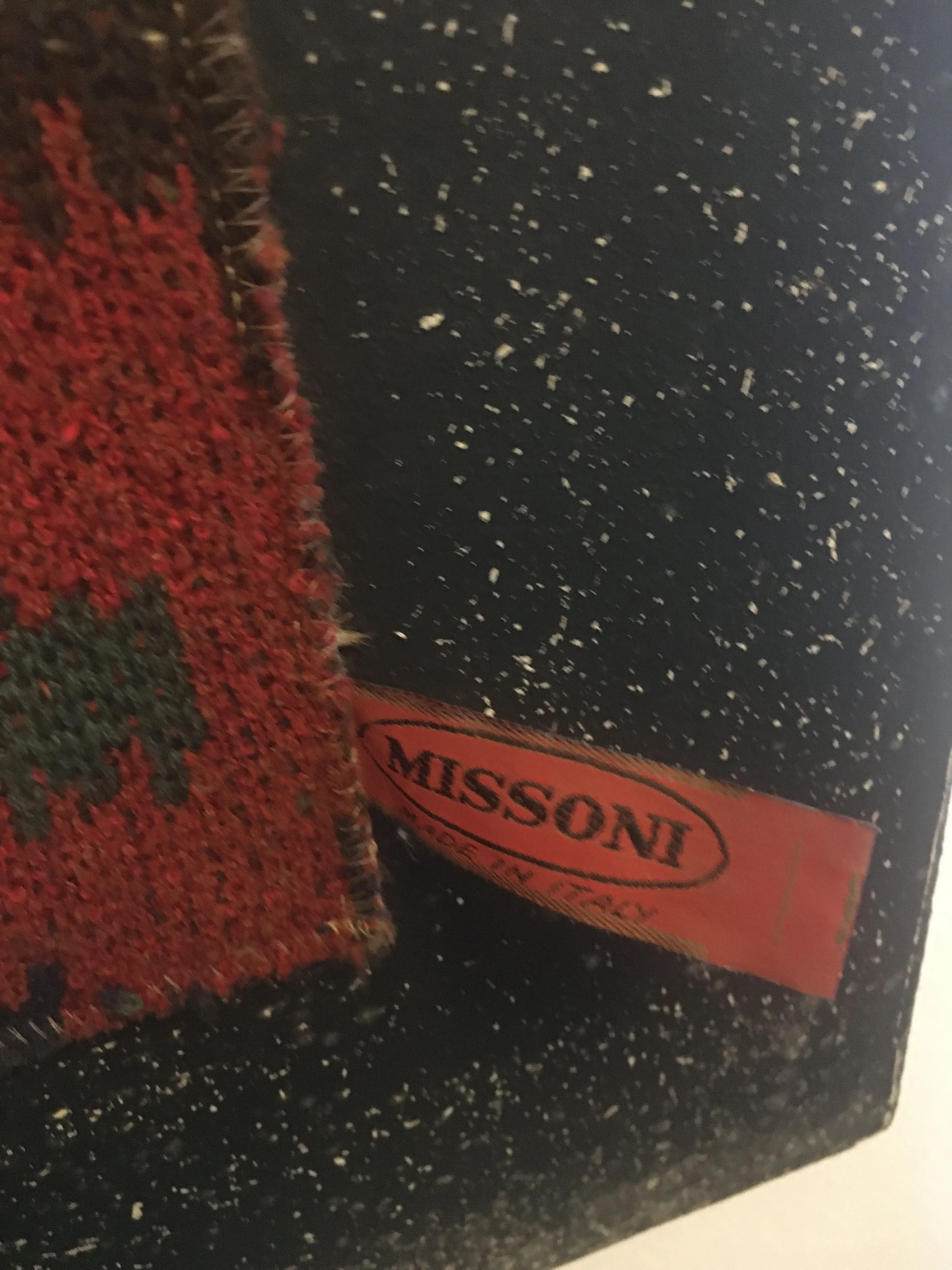 Missoni fabric tapestry (1990s) 