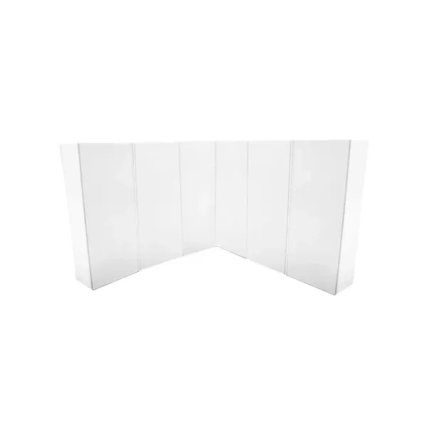 Artik angular wardrobe with 6 sliding doors 