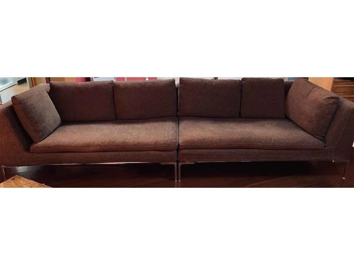 Charles modular sofa (brown), B&B Italia 